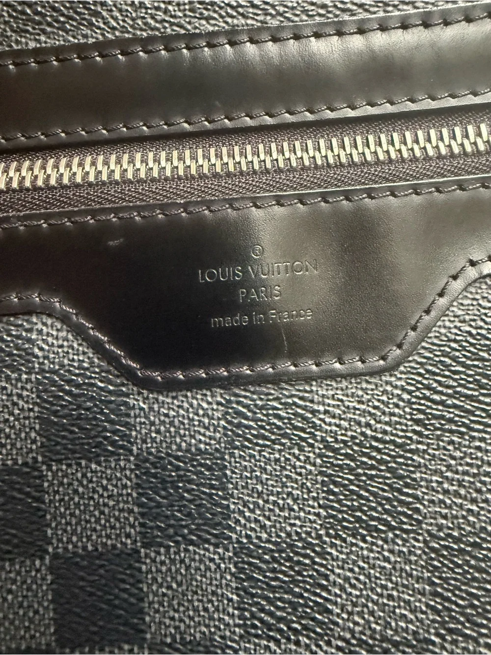 Louis Vuitton Black Damier Graphite Messenger Bag